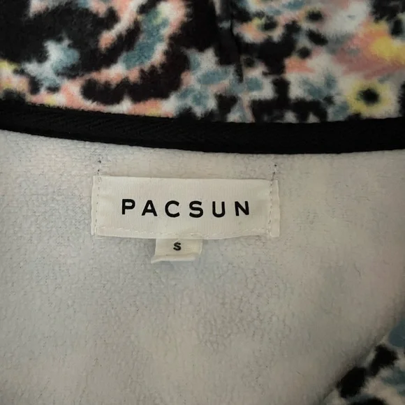 {PacSun} Half-Zip Pullover Sweatshirt With Fleece Feel - Mens Small - Picture 7 of 9